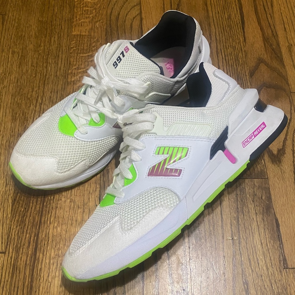 New Balance 997S Berry Lime Sneakers